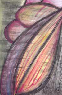 “Grafitti No. 3”, 2008, Aquarell, 60x84 cm