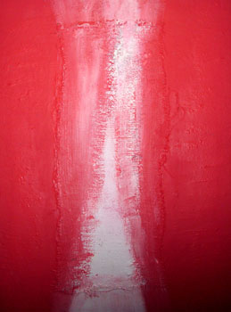 Rudolf Mocka: “Milchstraße II” 2018 80 x 60 Pigmente, Lehm, Acryl, auf Keilrahmen