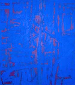 “URBAN Blau”, 2008, Acryl / 70x100 cm